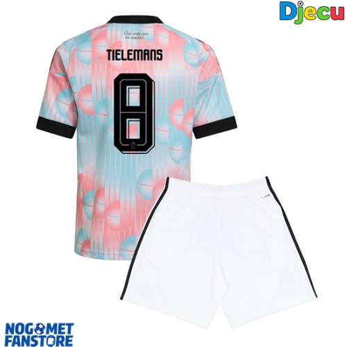 Belgija Youri Tielemans #8 Gostujuci Dres za djecu SP 2026 Kratak Rukav (+ Kratke hlače)